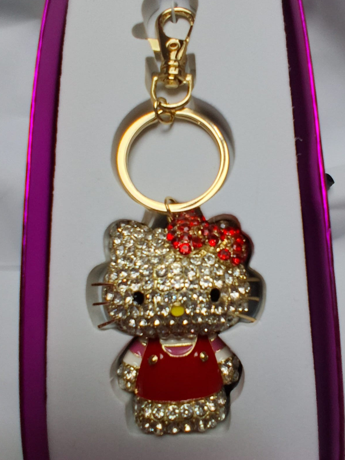 Sanrio Hello Kitty 3D Rhinestone Keychain