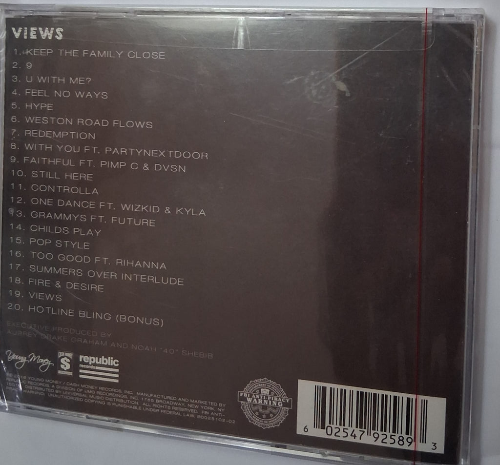 Drake Views CD New