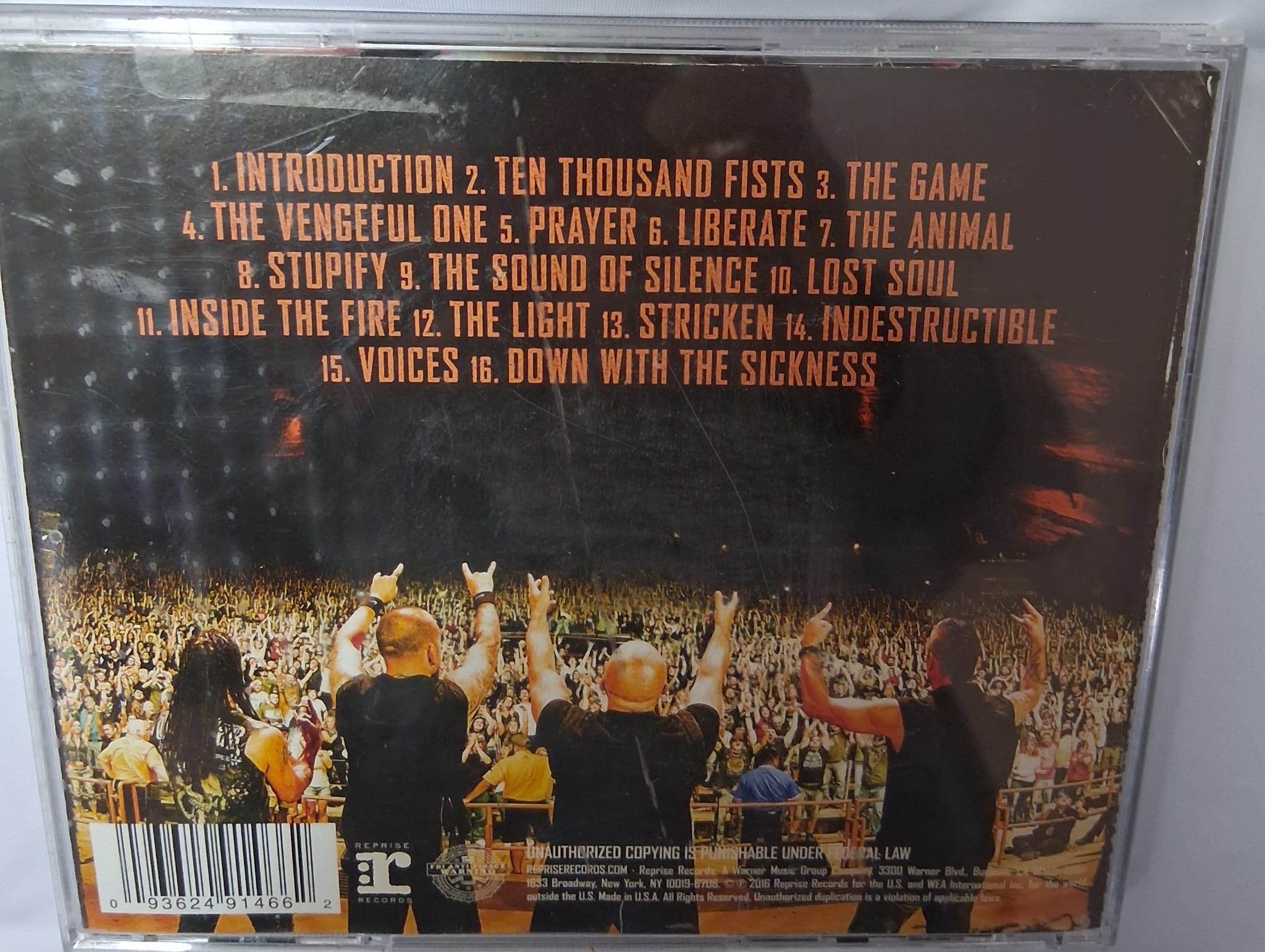 DISTURBED LIVE AT RED ROCKS Pre-Owned
