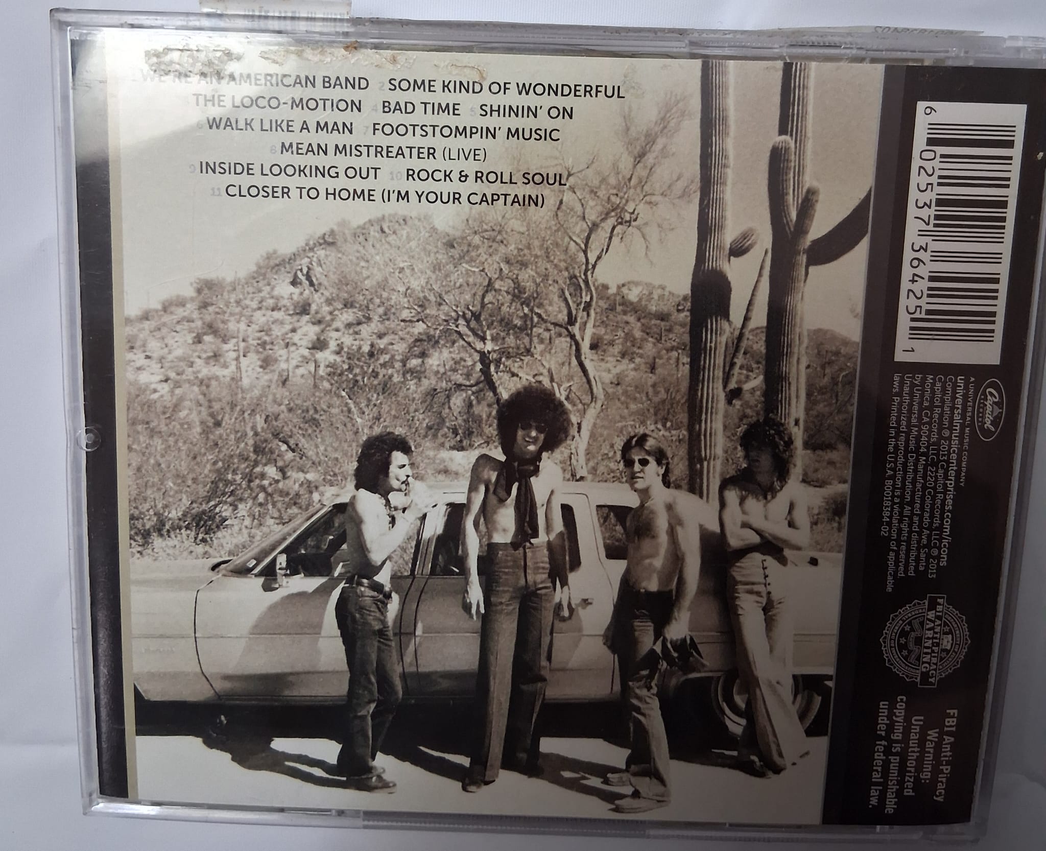 GRAND FUNK RAILROAD ICON Pre-Owned