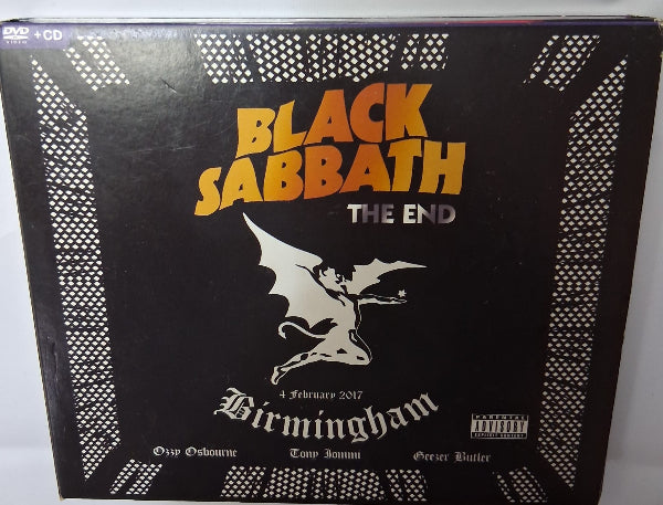 BLACK SABBATH THE END BIRMINGHAM DVD+CD Pre-Owned