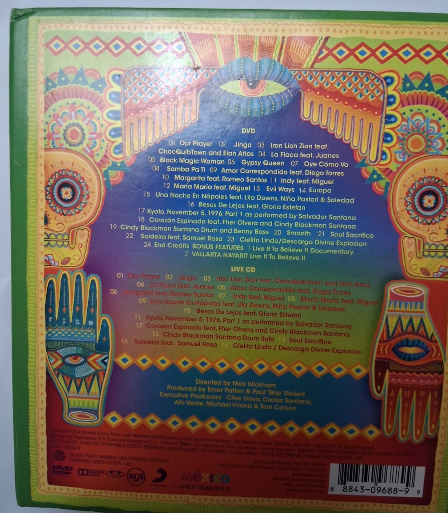 SANTANA CORAZON Live from Mexico Pre-Owned